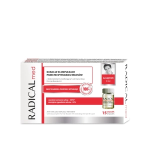 RADICAL Med Kuracja w ampułkach przeciw wypadaniu włosów dla mężczyzn 15x 5 ml