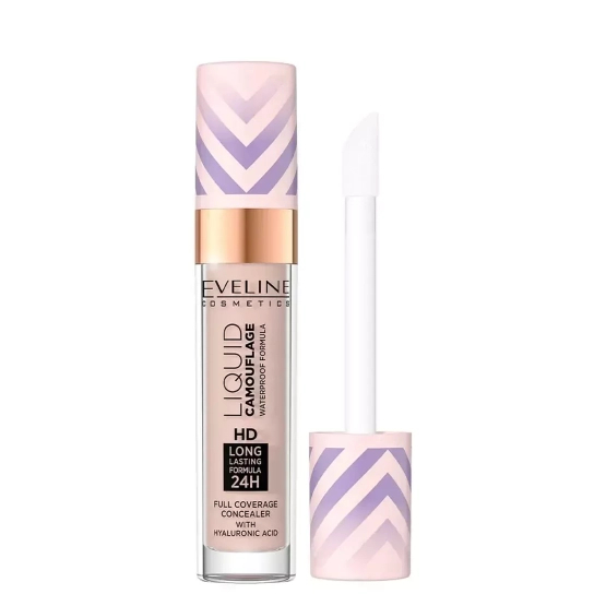 Eveline Cosmetics LIQUID CAMOUFLAGE Wodoodporny korektor kamuflujący z kwasem hialuronowym 03