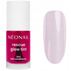 NeoNail Rescue Glow Tint regenerująca odżywka do paznokci Glazed Raspberry 7.2ml