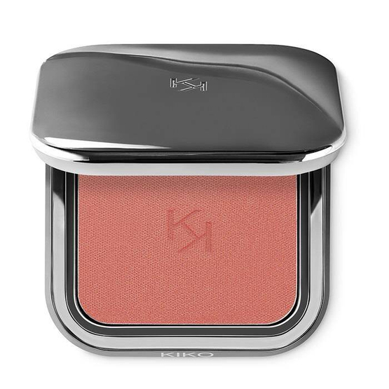 KIKO Milano Unlimited Blush róż w pudrze o wysokiej trwałości umożliwiający stopniowanie efektu 03 Golden Coral 6g