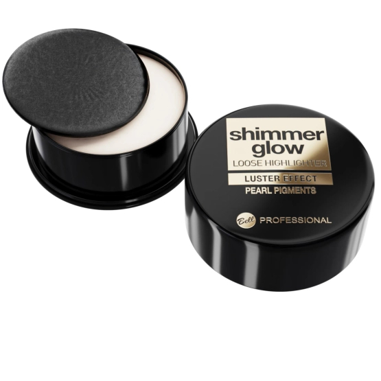 Bell PROfessional Shimmer Glow Loose Highlighter - Rozświetlacz sypki do twarzy i ciała 001