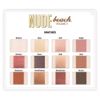 theBalm NUDE BEACH Paleta 12 cieni 