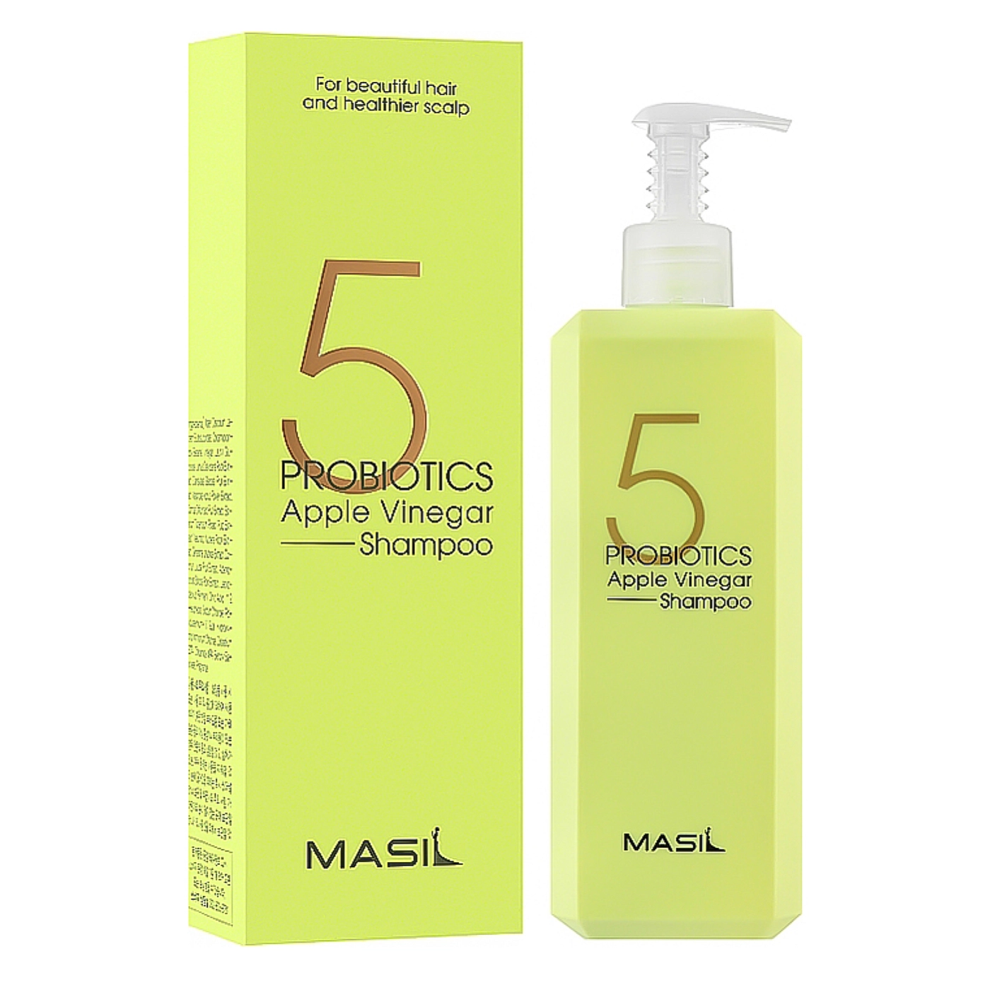 MASIL 5 Probiotics Apple Vinegar Shampo - Szampon Oczyszczający z Octem Jabłkowym i Probiotykami 500ml
