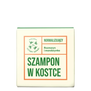 Cztery Szpaki szampon Normalizujący - Rozmaryn Mandarynka do włosów w kostce 75 g