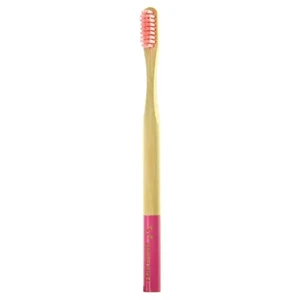 Bamboo Hero Bambusowa szczoteczka do zębów Miękka różowa premium