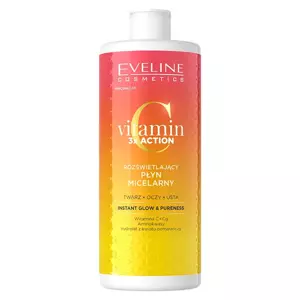 Eveline Cosmetics VITAMIN C 3X ACTION Rozświetlający płyn micelarny 500ml
