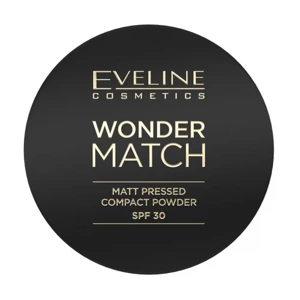 Eveline Cosmetics Wonder Match Matowy puder prasowany z filtrem ochronnym SPF 30, 01