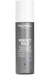 GOLDWELL Styling Brilliance Perfect Hold Magic Finish Spray nadający blask i chroniący kolor włosów 200ml