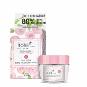 OUTLET FlosLek Rose for skin Różane ogrody Różany krem odmładzający na dzień 50ml