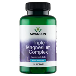 SWANSON Triple Magnesium Complex 400 mg 100 kapsułek