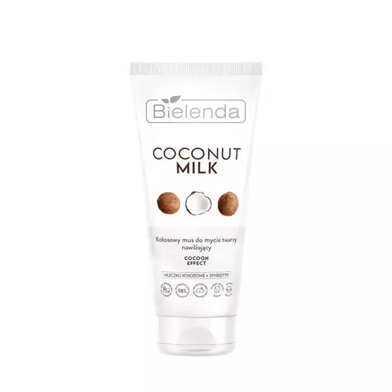 Bielenda COCONUT MILK Kokosowy mus do mycia twarzy, nawilżający COCOON EFFECT 135 g
