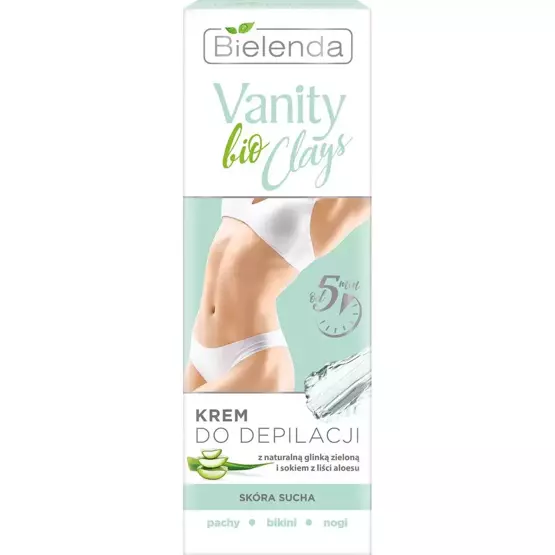 Bielenda Vanity Bio Clays Krem do depilacji z glinką zieloną, 100ml 