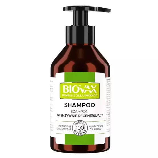 Biovax Szampon Bambus i olej awokado do włosów cienkich i łamliwych 200ml