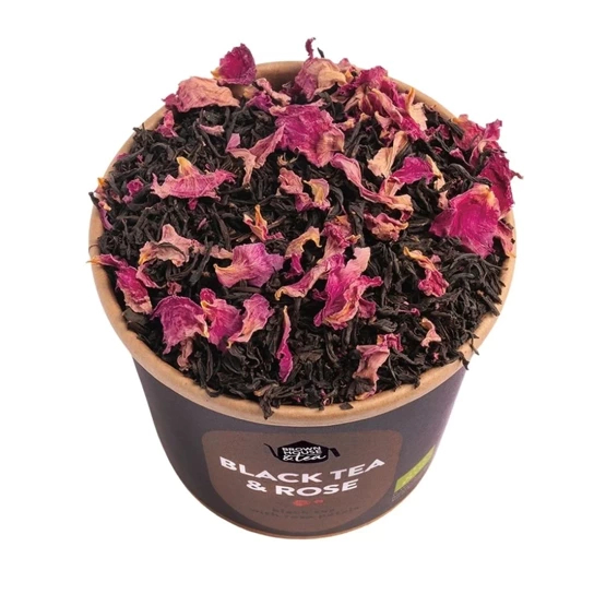Brown House & Tea Black Tea & Rose – czarna herbata z płatkami róży 50g