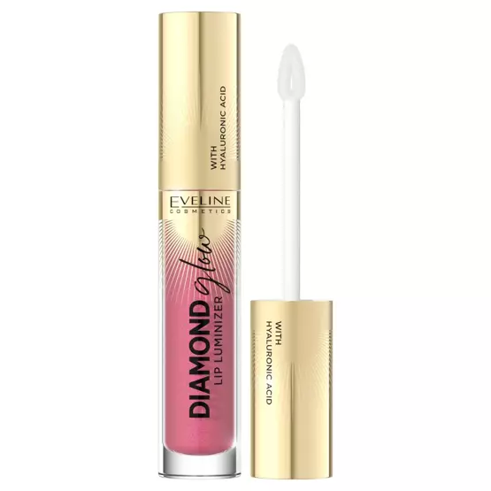 Eveline Cosmetics Diamond Glow Lip Luminizer Błyszczyk z kwasem hialuronowym nr 09