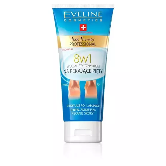 Eveline Cosmetics FOOT THERAPY Specjalistyczny krem na pękające pięty 8w1, 100 ml