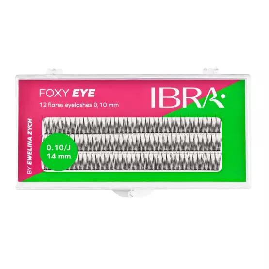 Ibra Kępki sztucznych rzęs „Foxy Eye” 0,10 J 14mm