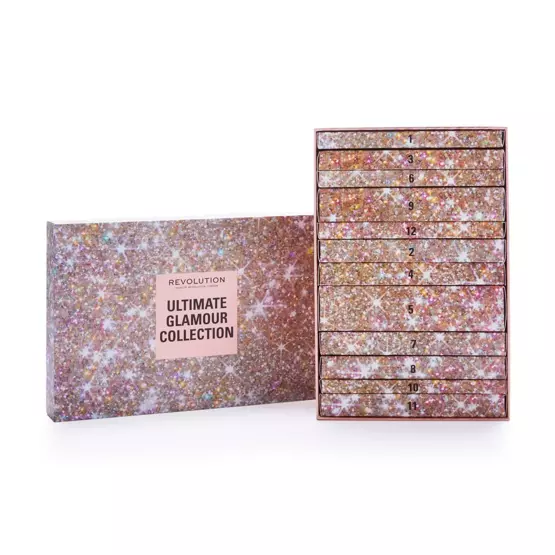 Makeup Revolution Ultimate Glamour Collection - 12 Days Of Christmas Advent Calendar - Kalendarz adwentowy 2022