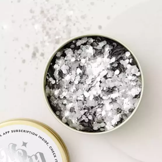 Ministerstwo Dobrego Mydła Facegroovin's glitter Bio-brokat Silver