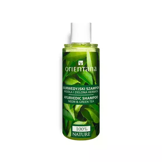 Orientana Ajurwedyjski szampon do włosów Miodla i Zielona Herbata