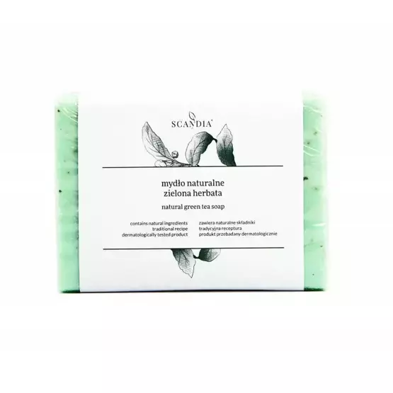Scandia Cosmetics Mydło naturalne z Zieloną Herbatą 250g