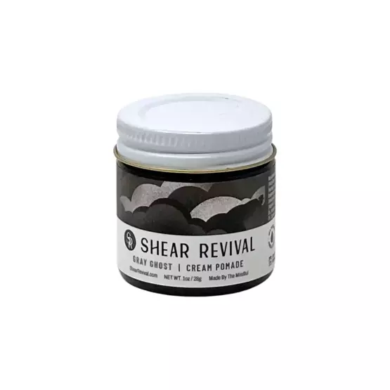 Shear Revival Gray Ghost Cream Pomade TRAVEL SIZE 28g