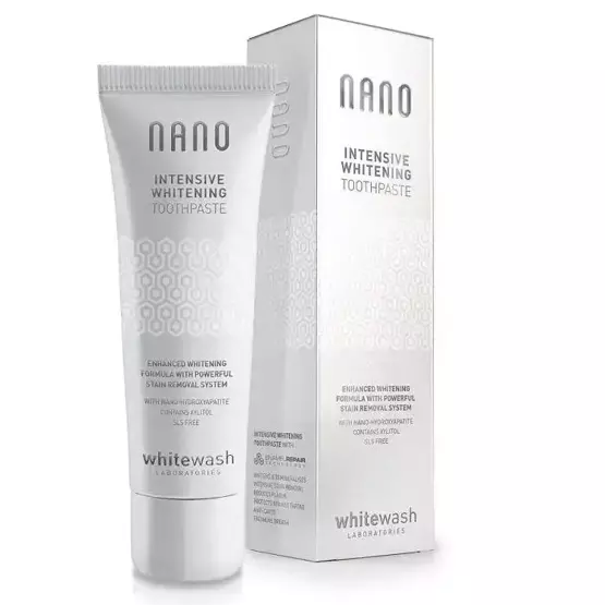 Whitewash Nano Intensive Whitening - Intensywnie wybielająca pasta do zębów 75 ml