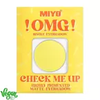 MIYO Omg! Check Me Up Highly Pigmented  Matte eyeshadow Cień do powiek No.10 Sunflower